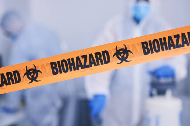 Professional Blood Cleanup technician working in Cayucos, CA